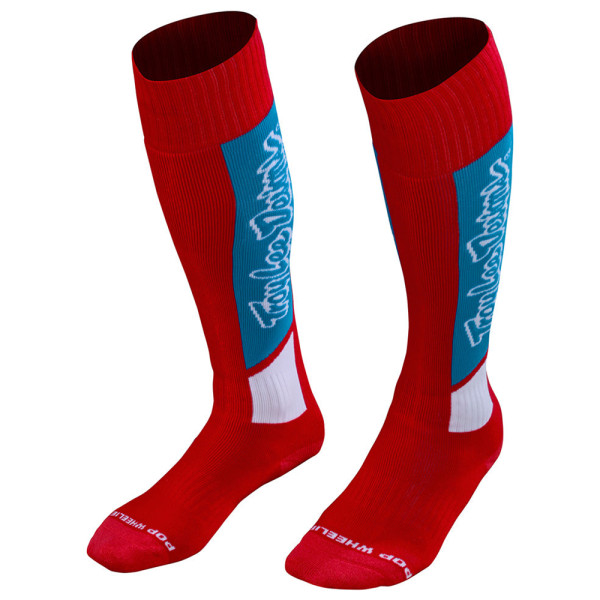 Troy Lee Designs Troy Lee Designs GP MX Coolmax Thick Sock Red